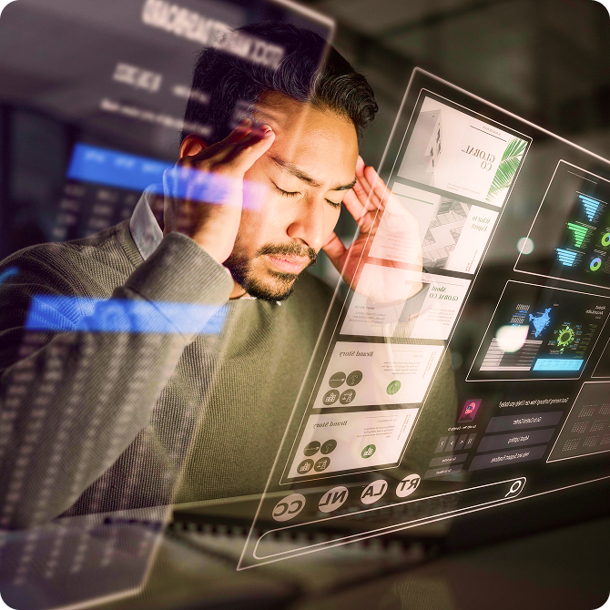 Operational stress in fragmented IT support